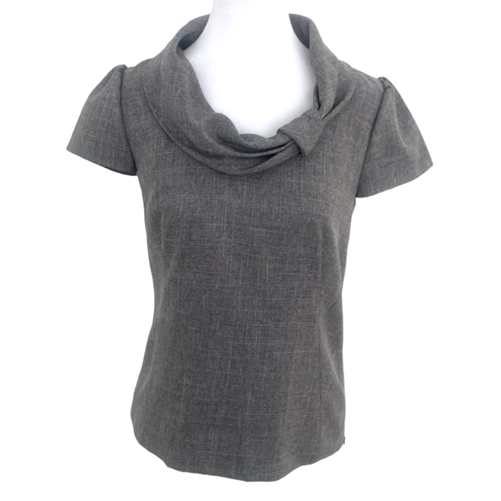 Classiques Entier Gray Shortsleeved Workwear Top - Picture 1 of 10